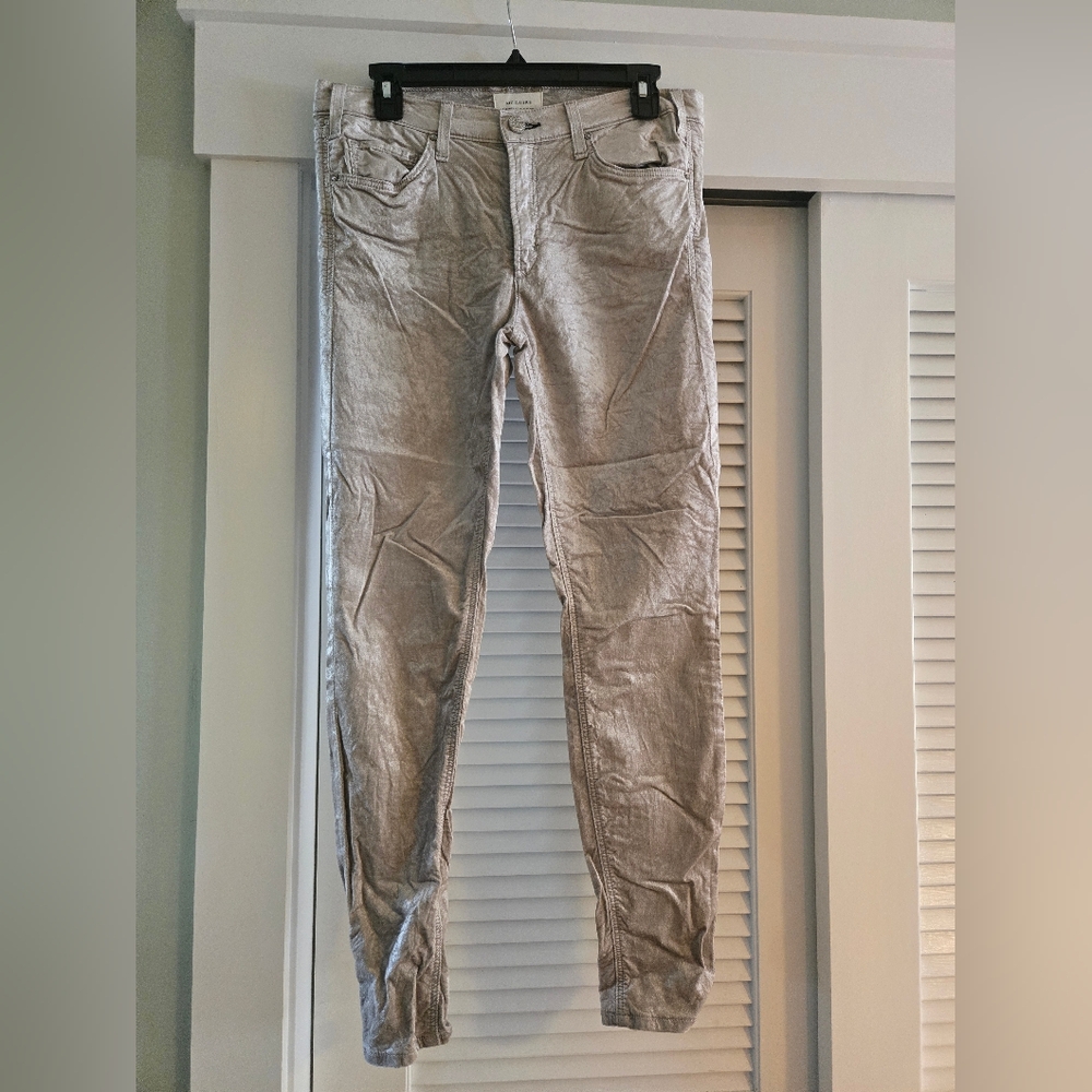 Maguire Silver Metallic Skinny Jeans